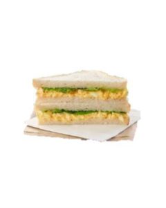 Egg and lettuce sandwich