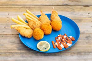 Over The Top Kebabs Fish And Chips_Prawn Cutlets