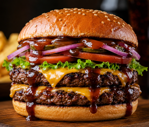 BBQ Double CheeseBurger